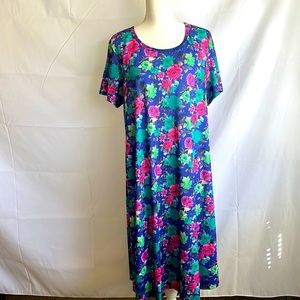 Lularoe “Carly” 3XL pretty spring florals